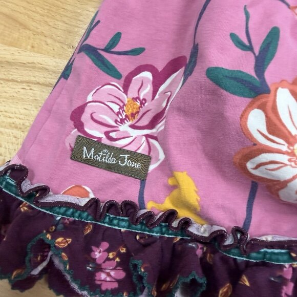 Matilda Jane Toddler Girl Floral Print Dress with Diaper Cover size 18-24 Months - Picture 9 of 11